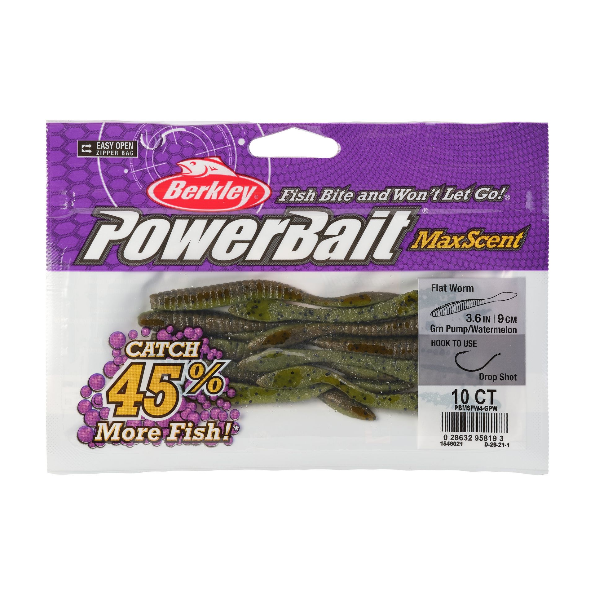 PowerBait® MaxScent Flat Worm