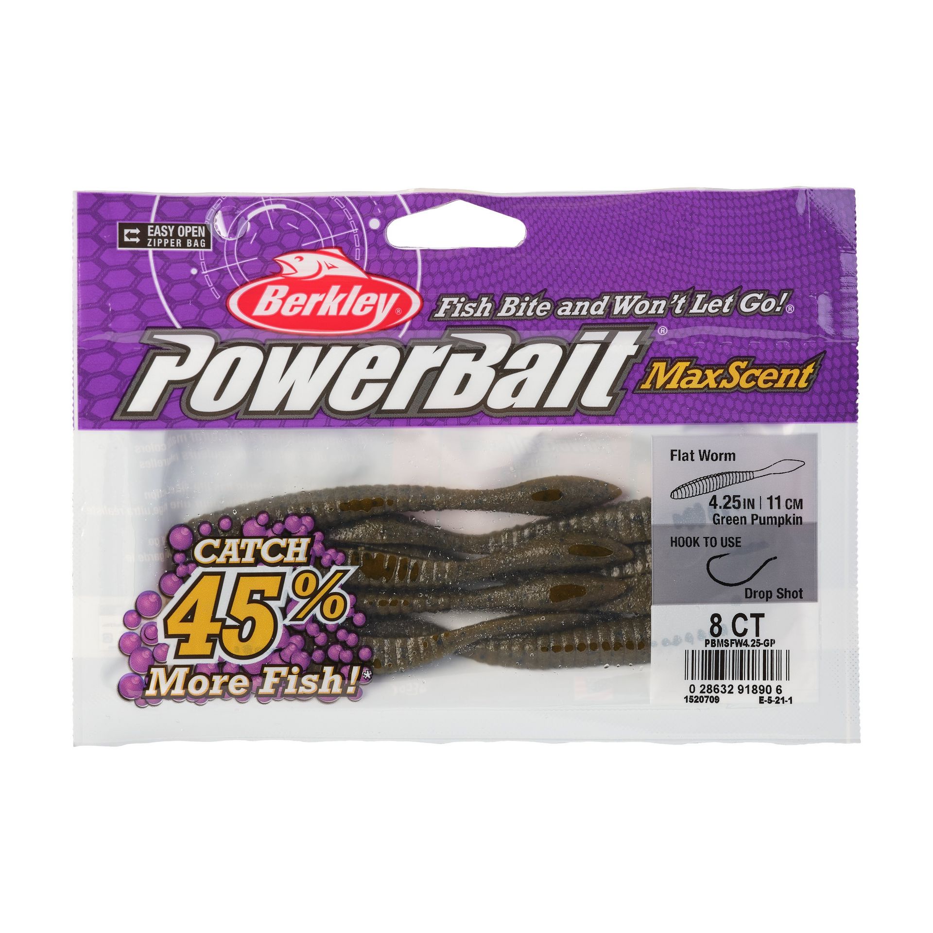 PowerBait® MaxScent Flat Worm