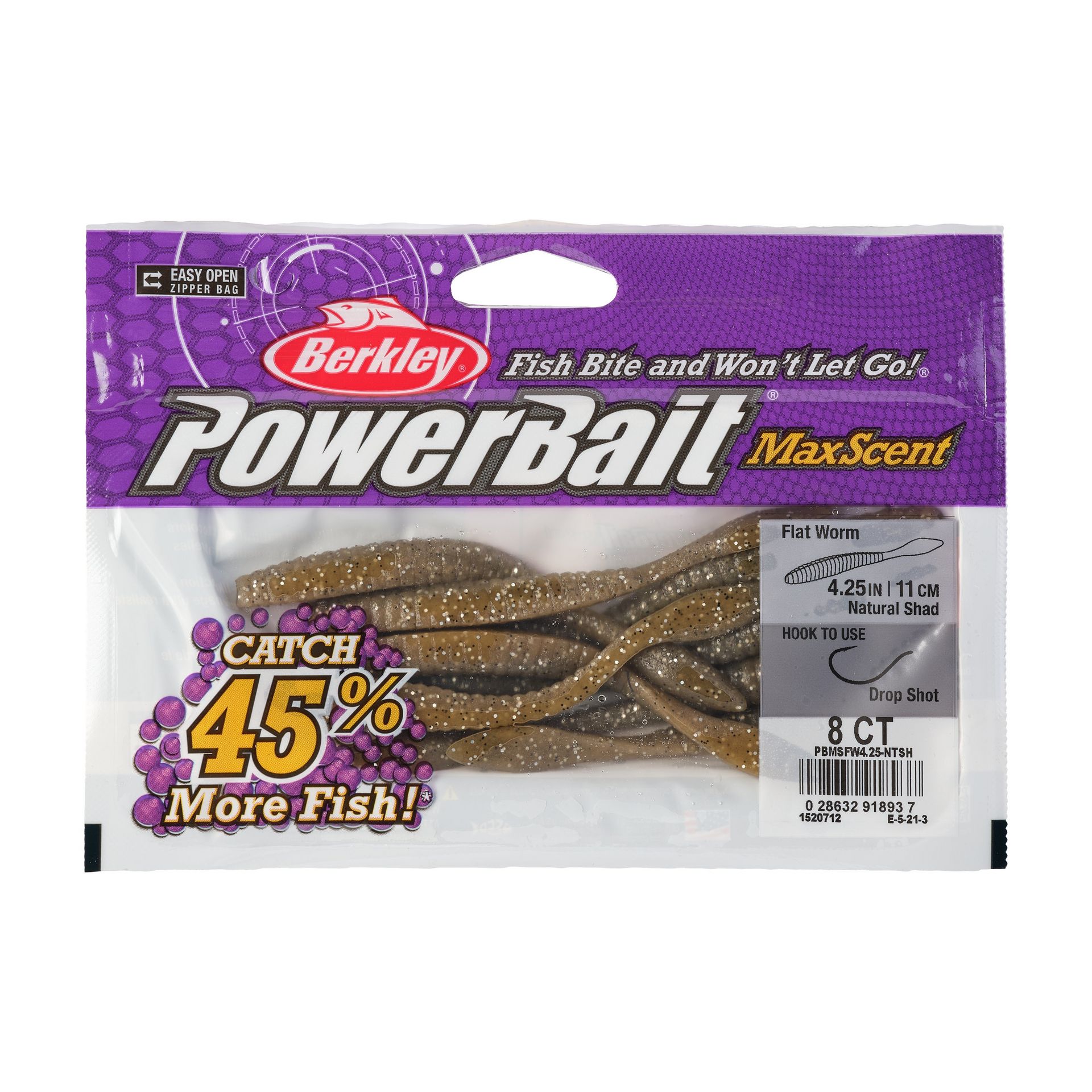 PowerBait® MaxScent Flat Worm