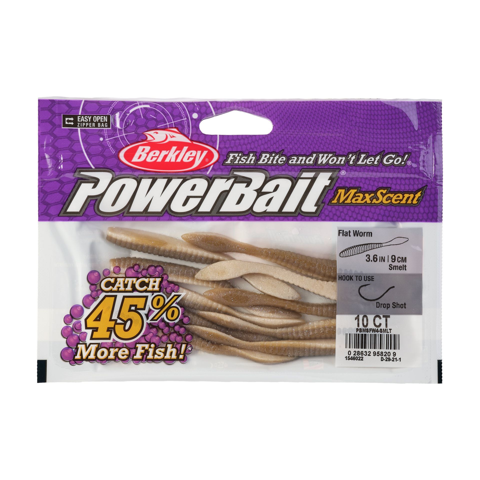 PowerBait® MaxScent Flat Worm