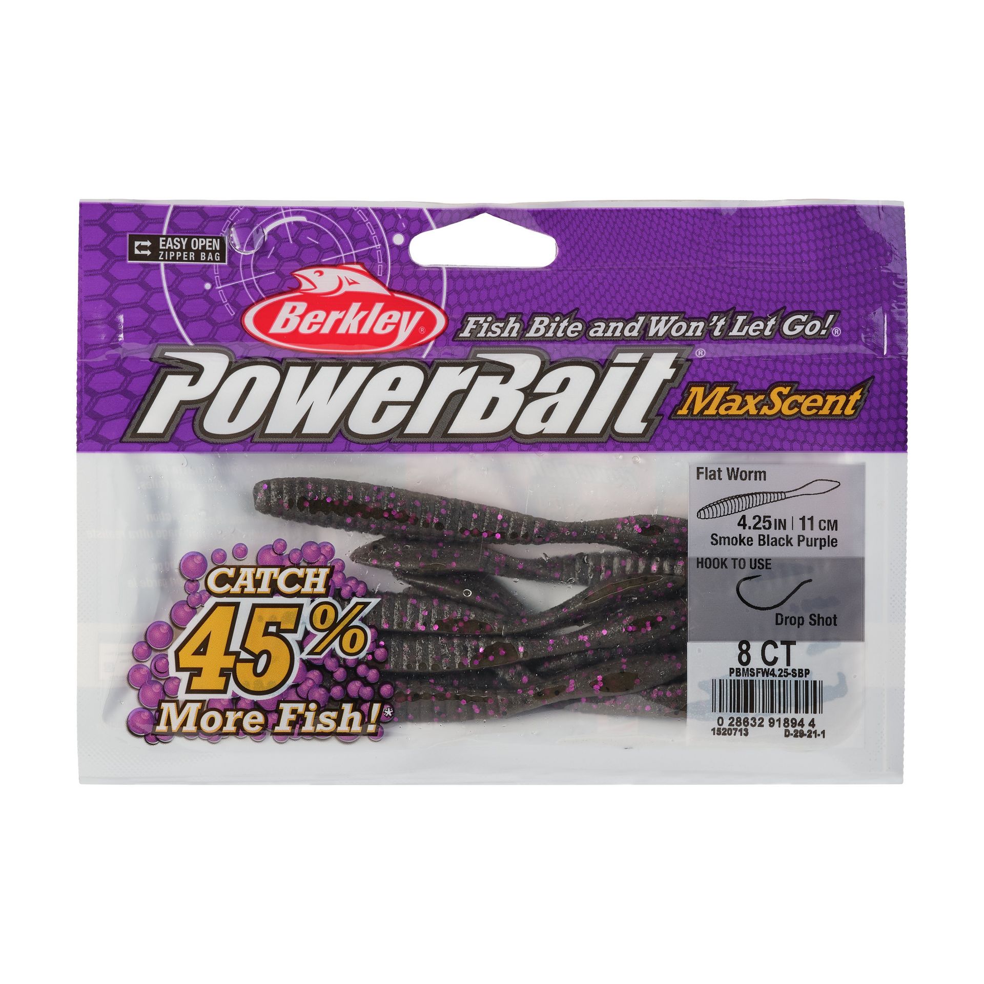 PowerBait® MaxScent Flat Worm