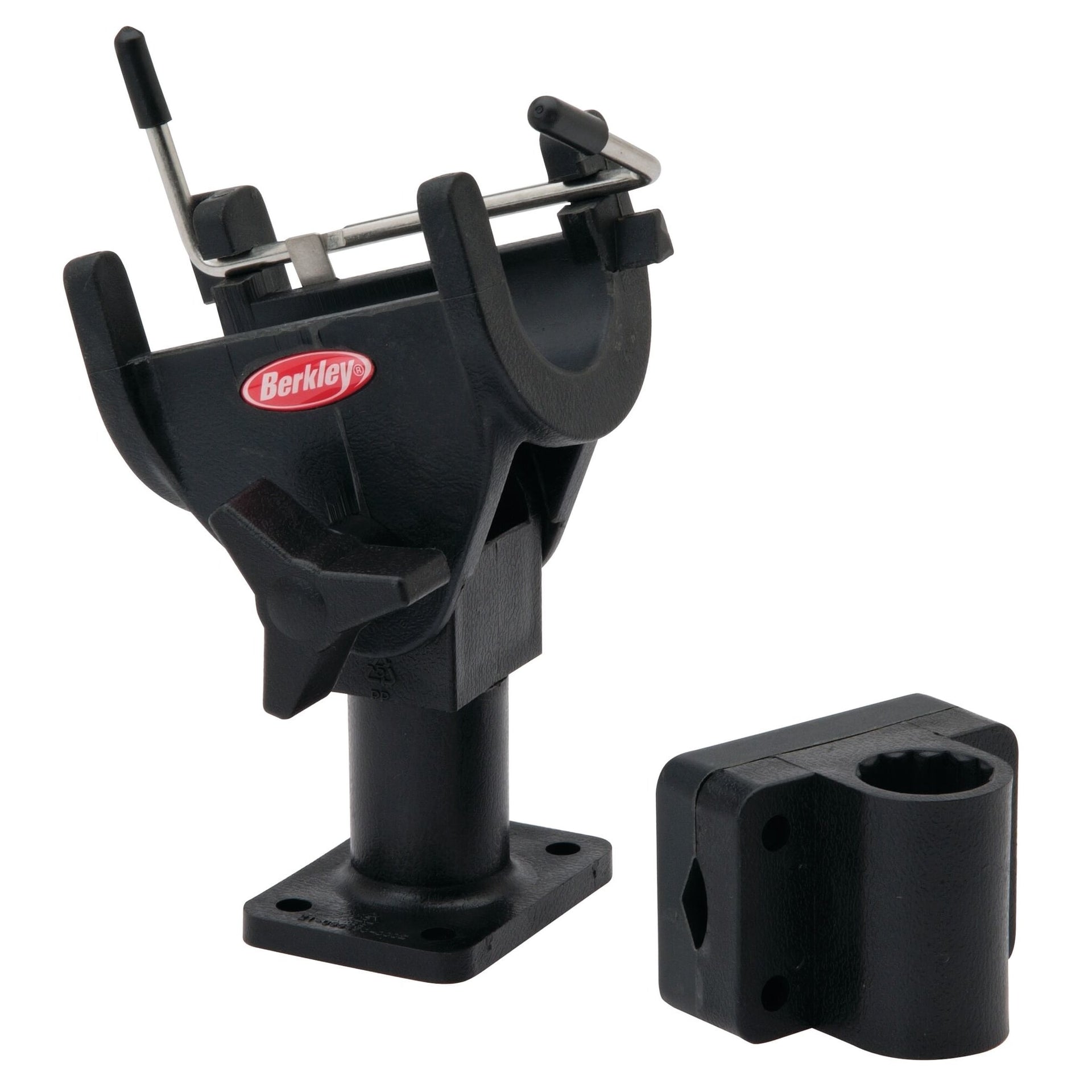 berkley bucket fishing rod holder pole holder bucket mount 5-Gallon SeaSucker quick and easy solution for holding their fishing rods while the boat is anchored Berkley Fishin' Gear Boat Rod