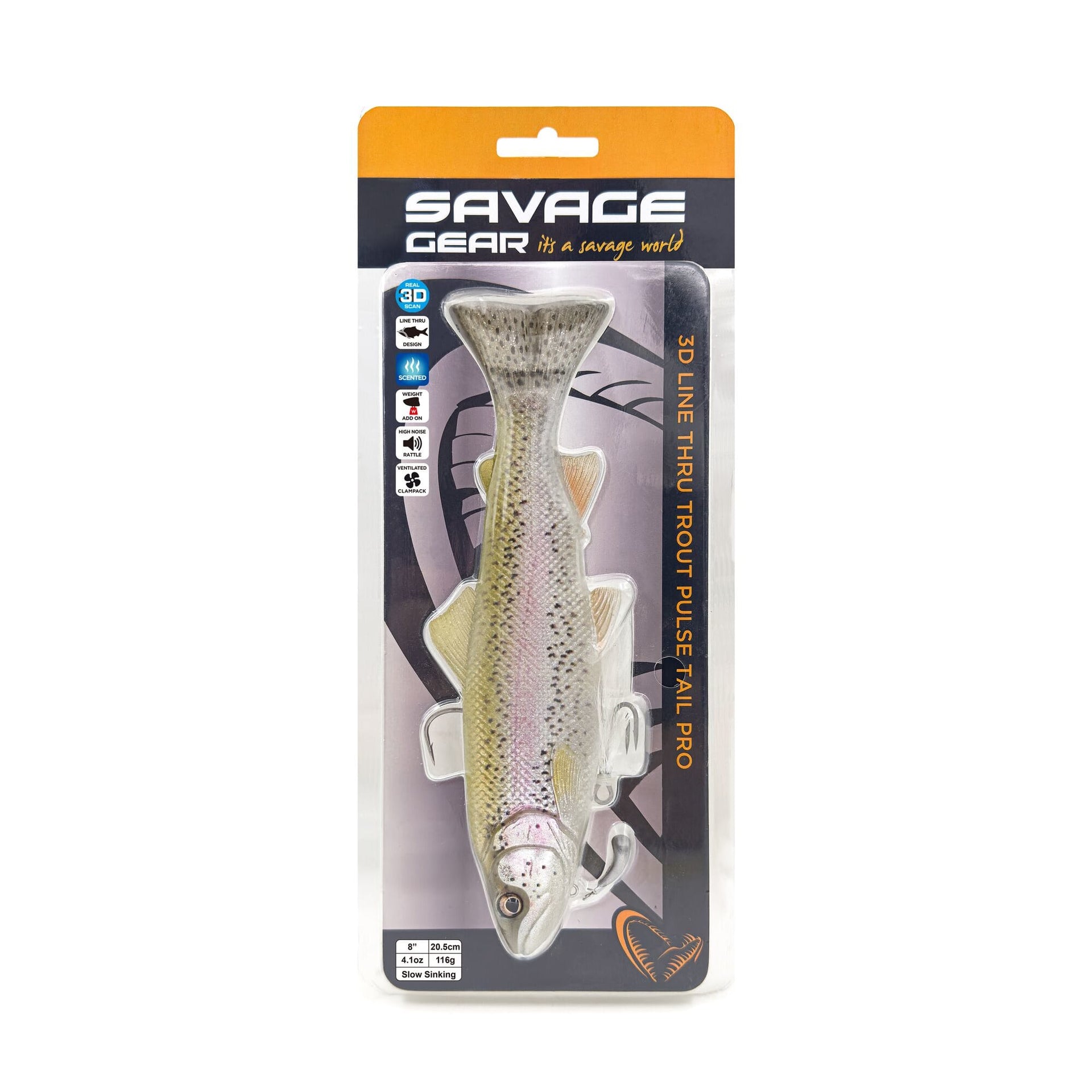 Savage Gear 3D Line Thru Pulse Tail Trout Pro