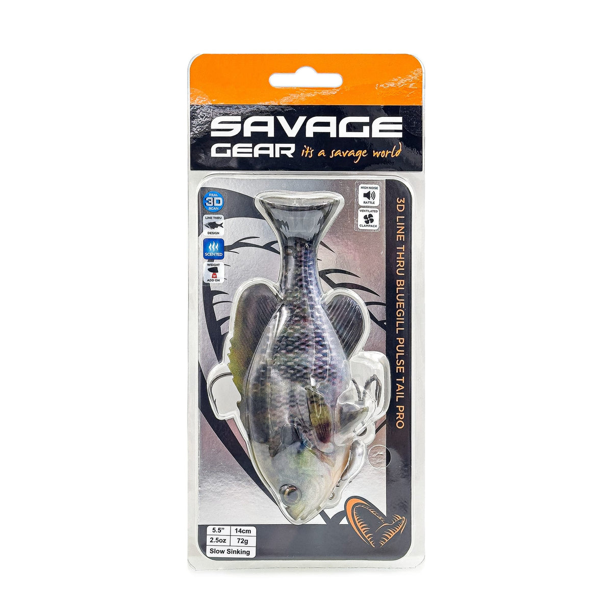 Savage Gear 3D Pulse Tail Bluegill Line Thru Pro