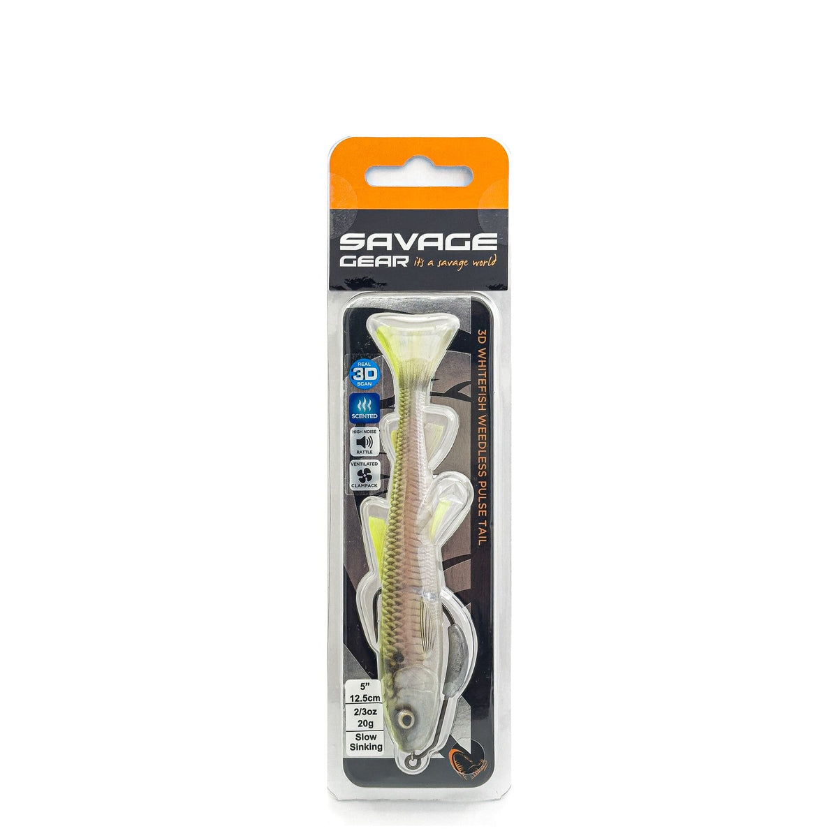 Savage Gear 3D Whitefish Weedless Pulse Tail