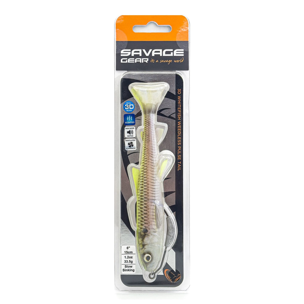 Savage Gear 3D Whitefish Weedless Pulse Tail