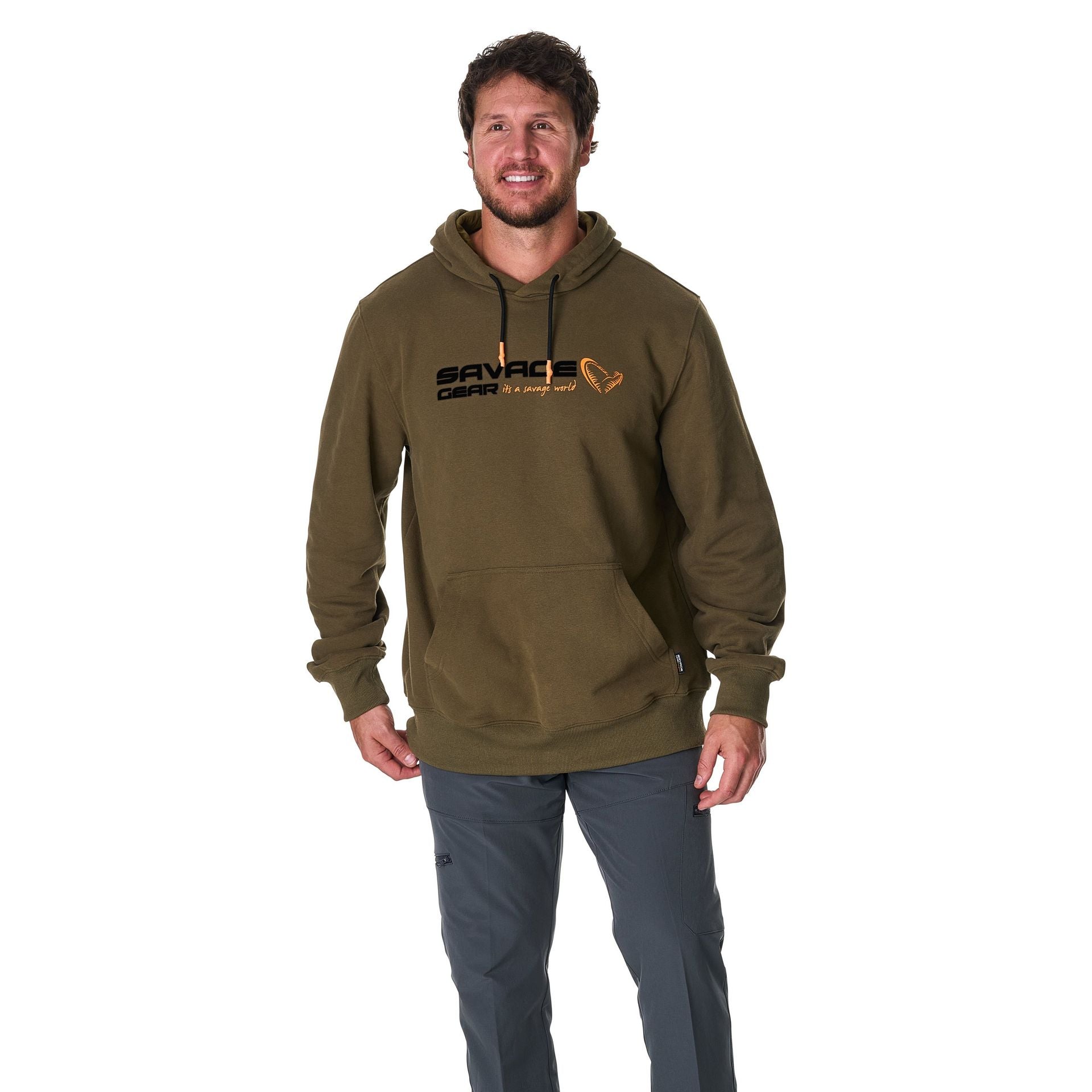 Logo Fleece Pullover Hoodie