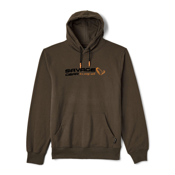 savage gear hoodie Logo Fleece Pullover Hoodie