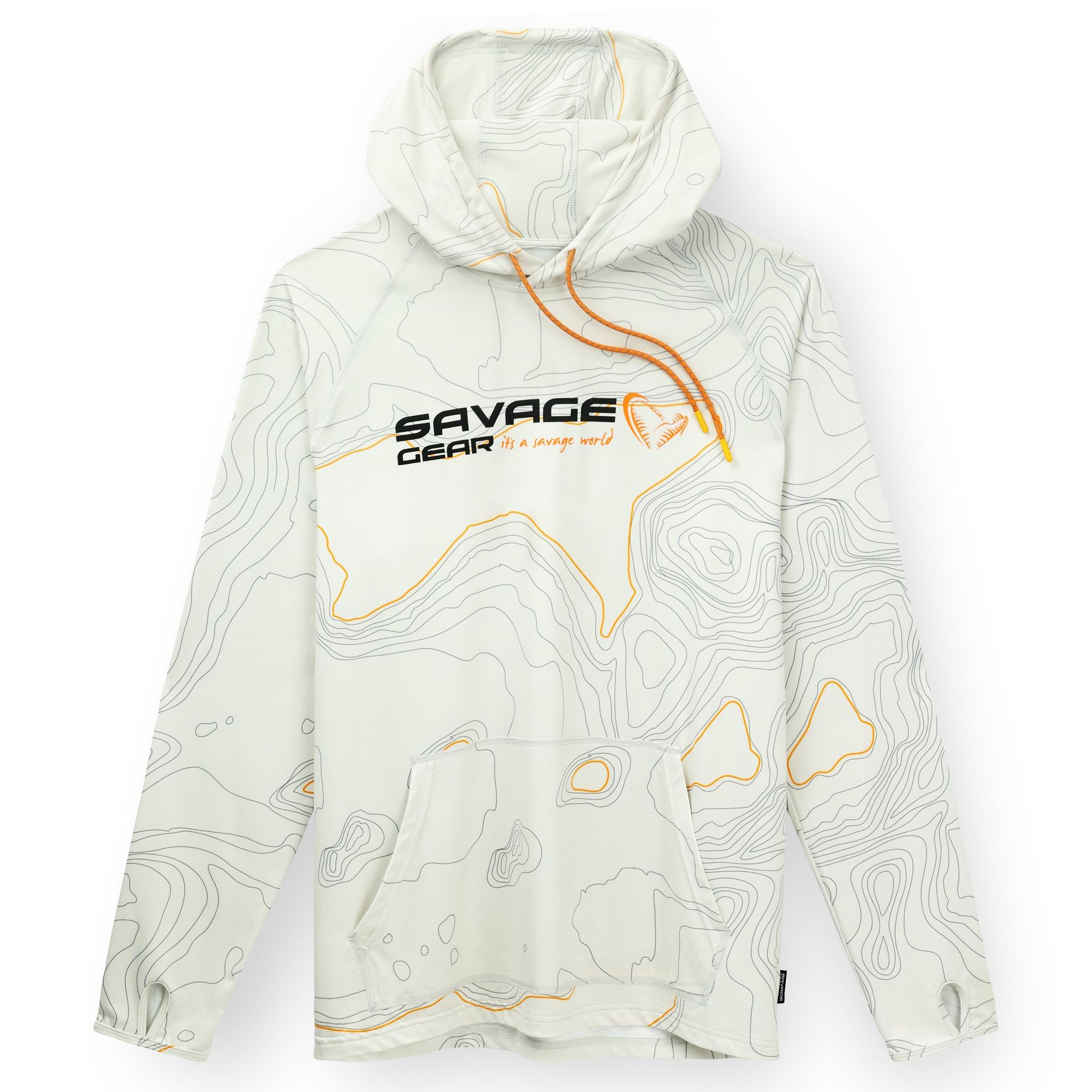 Topo Print Performance UPF Hoodie