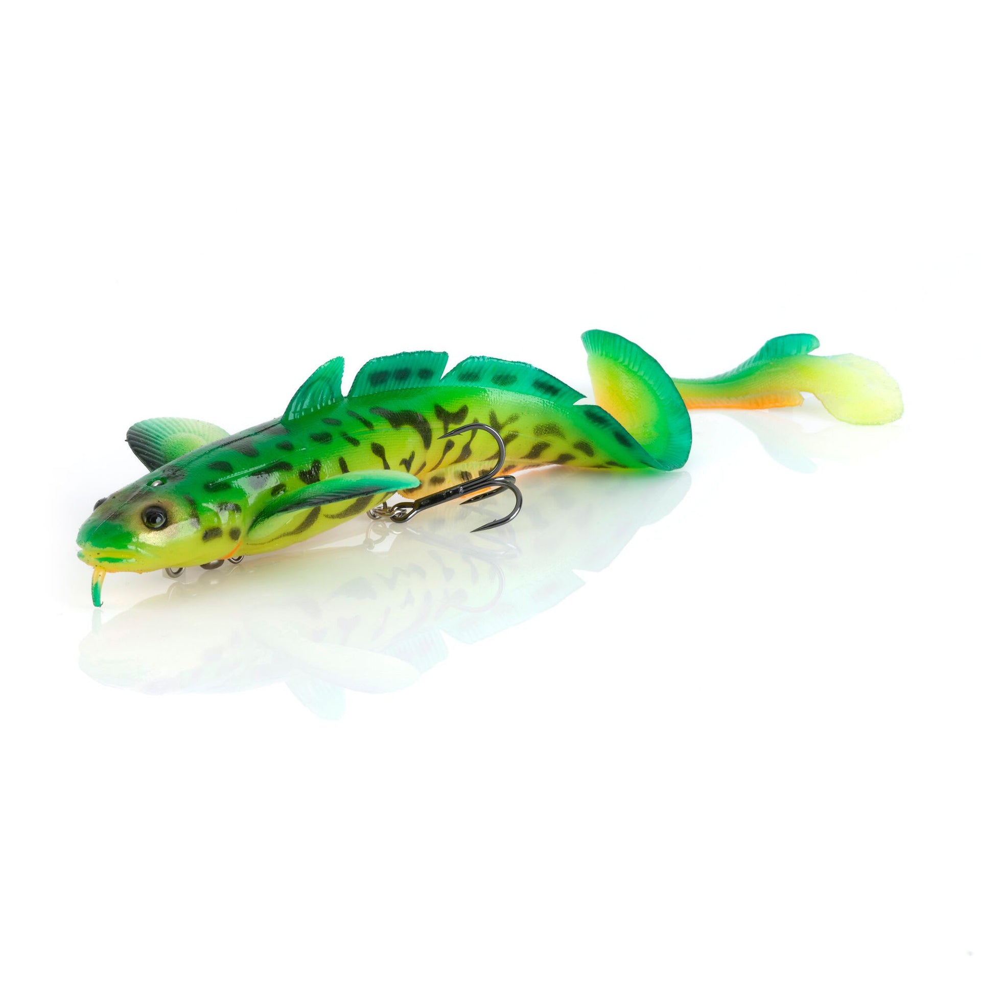 burbot fishing lures Savage Gear 3D 14" Black Orange Improves landing efficiency in hard fights Savage Gear 3D Burbot Tube