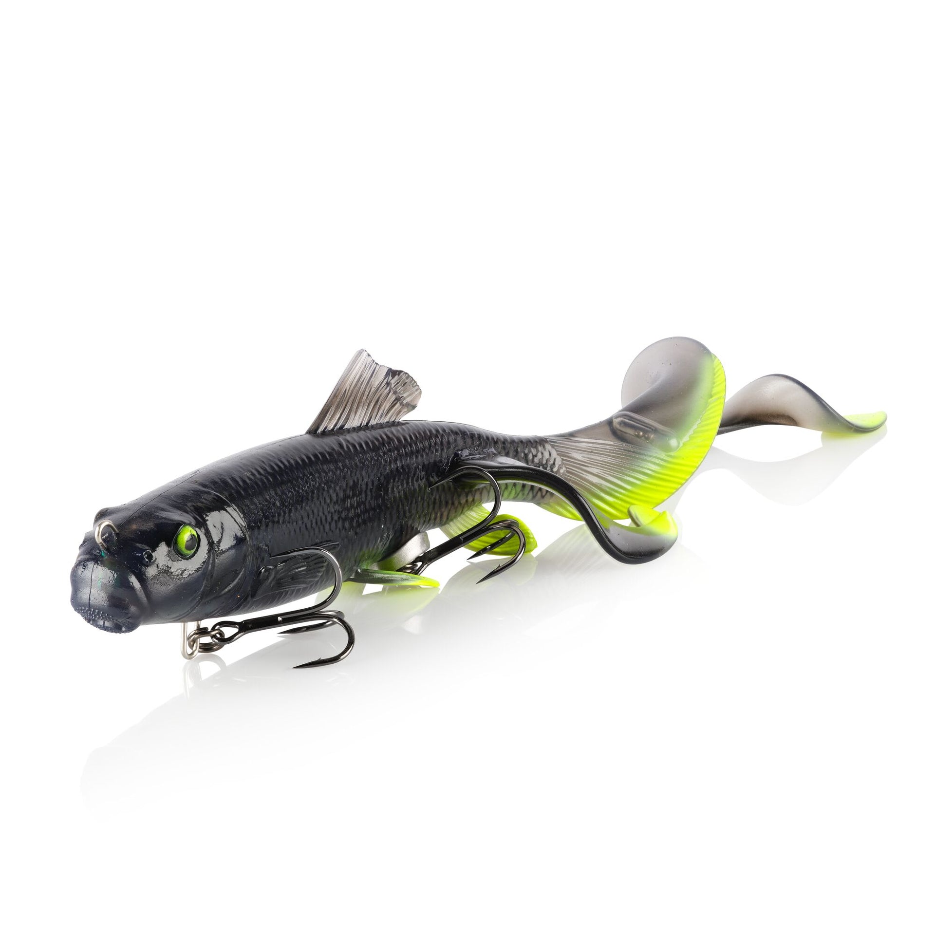Savage Gear 3D Sucker X-Tail - Black/Chartreuse Flash