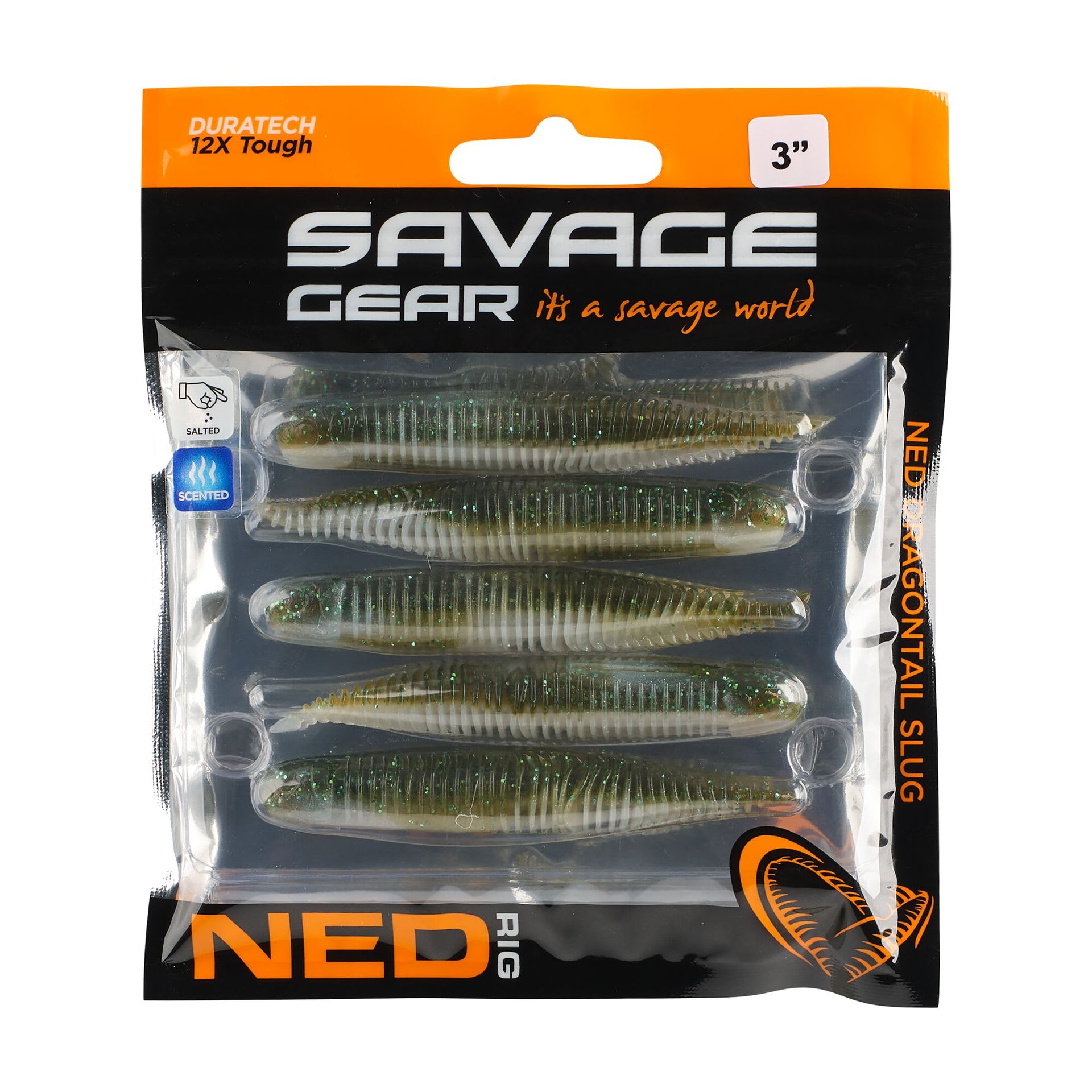 Savage Gear NED Dragontail Slug - 3in