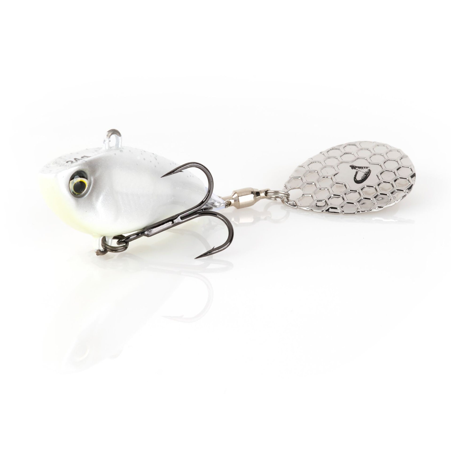 avintage fishing lure fat fish pink with glitter Savage Gear Fat Tail Spin