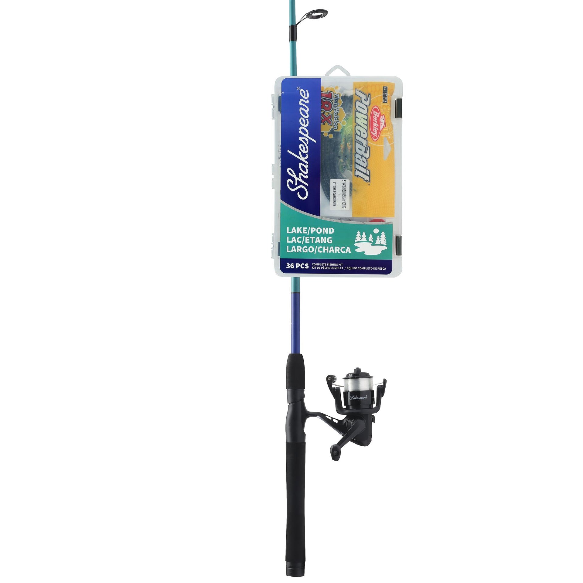 Shakespeare Catch More Fish Lake/Pond Spinning Combo