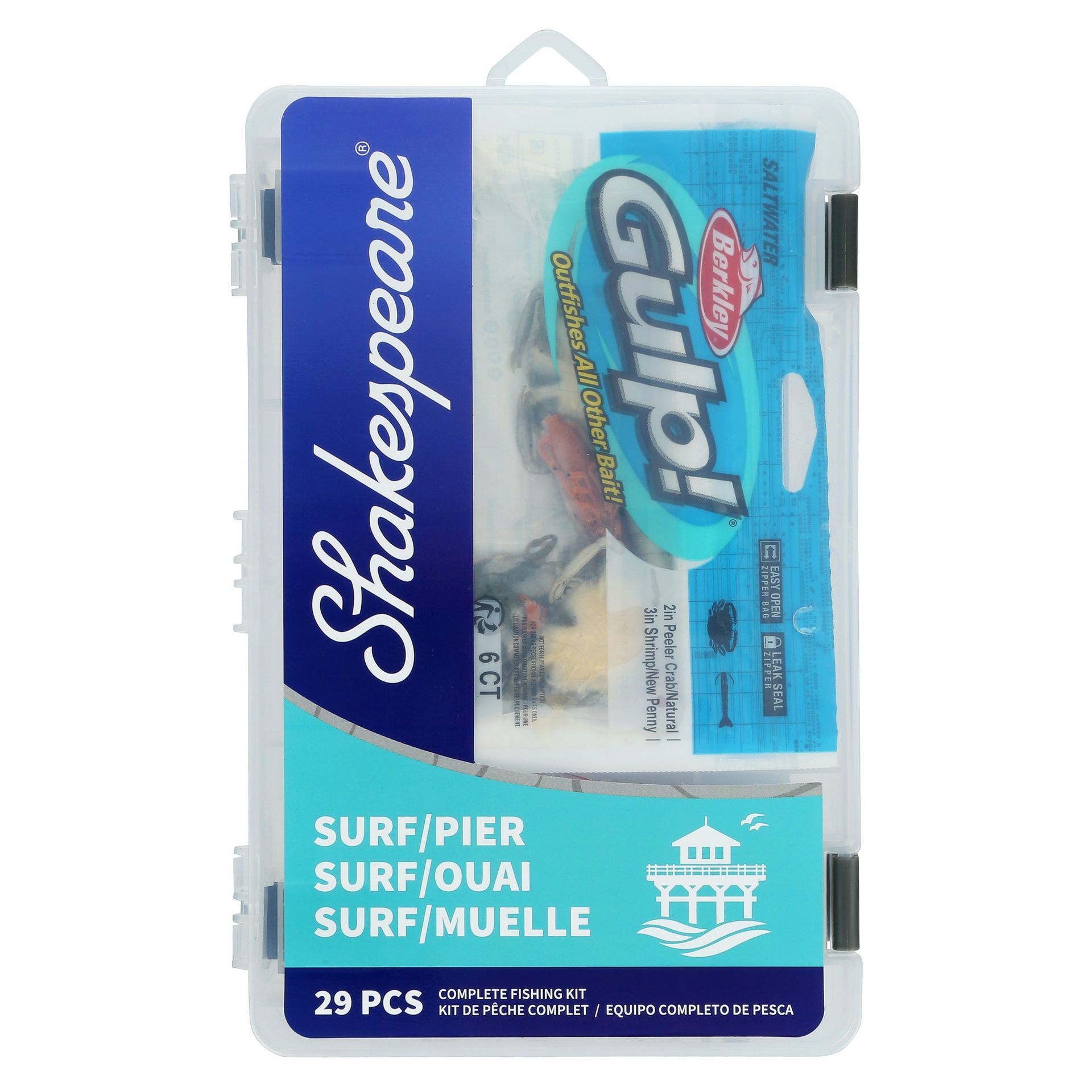 Catch More Fish™ Surf Pier 8 Ft Spinning