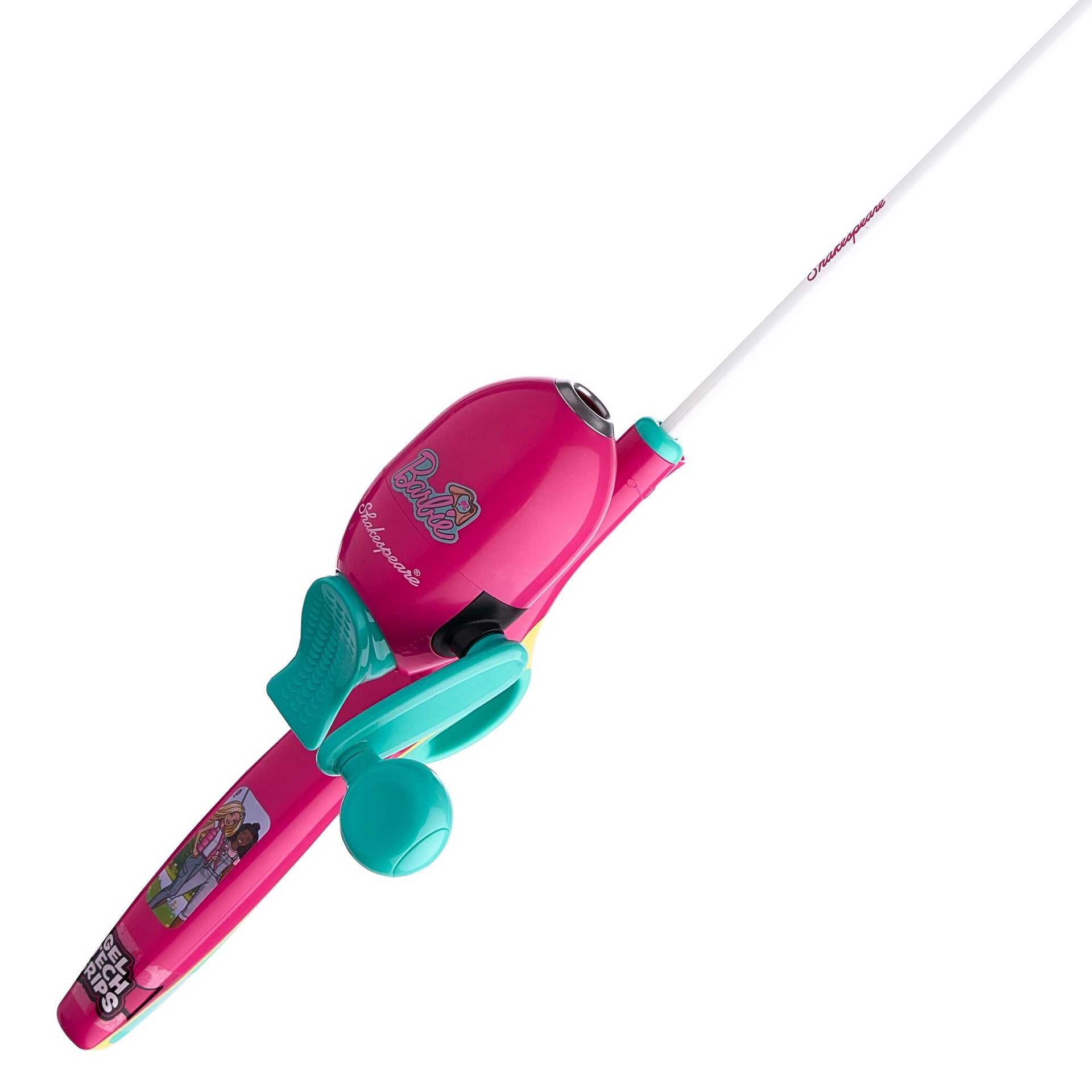barbie fishing pole and tackle box Shakespeare Barbie Kit