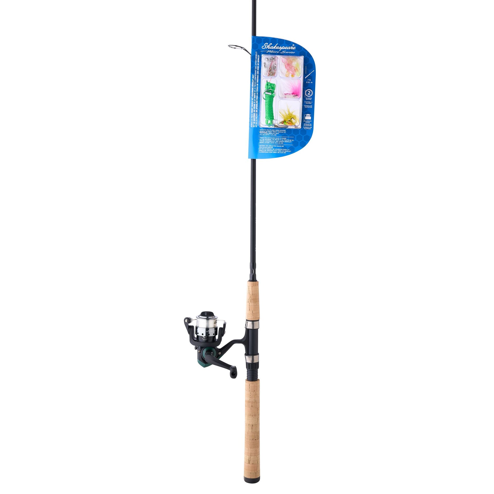 fishing rod and tackle combo set Shakespeare Micro Spinning Combo Kit