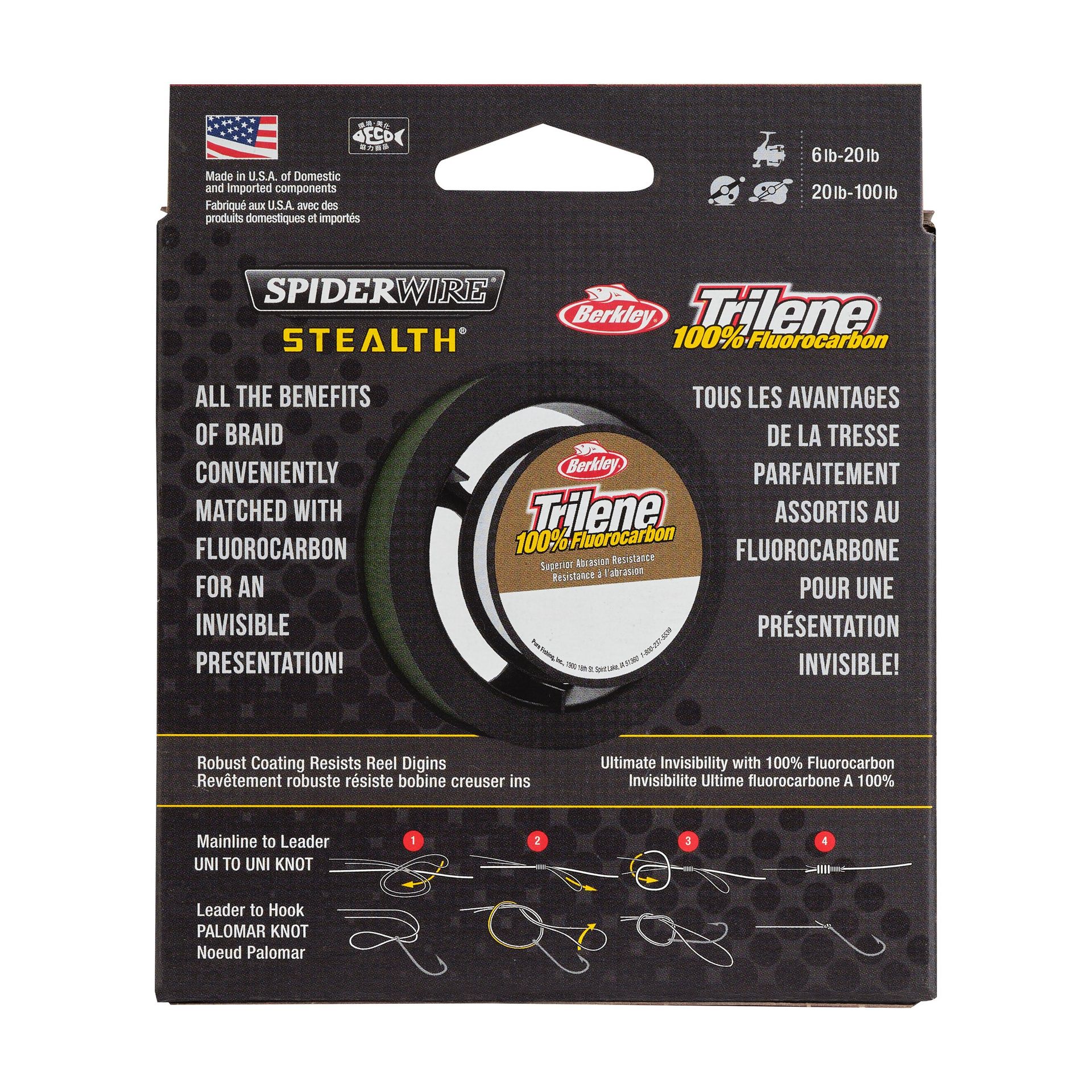 Stealth® Trilene® 100% Fluorocarbon Dual
