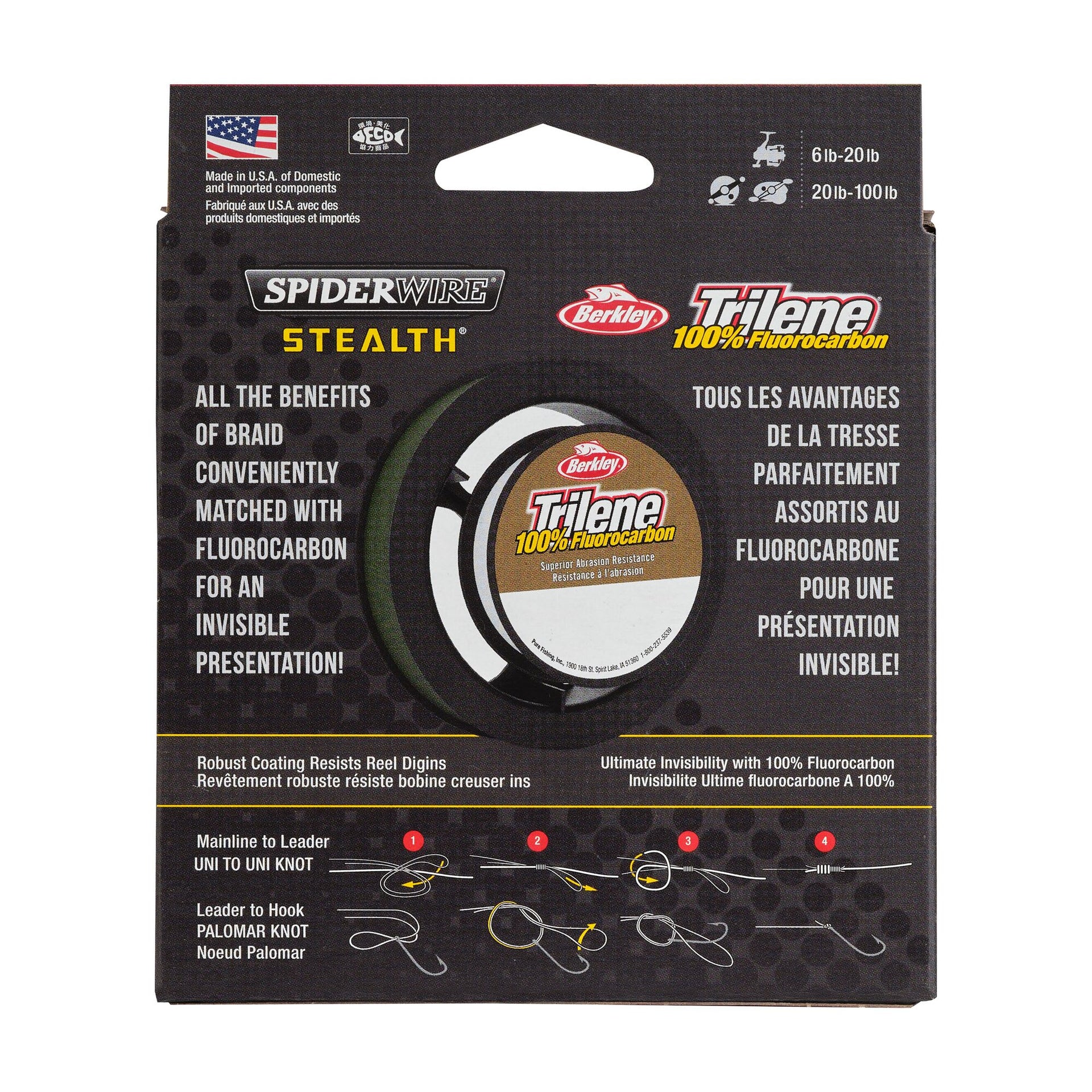 SpiderWire Stealth® Trilene® 100% Fluorocarbon Dual