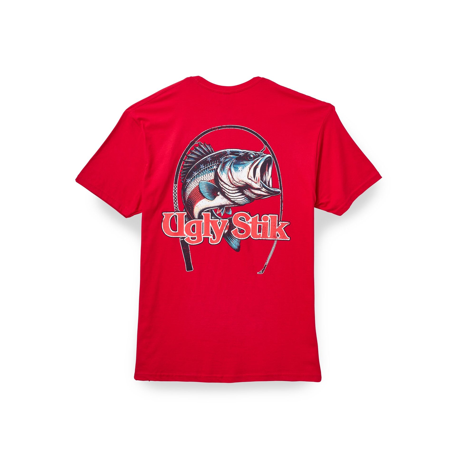 Ugly Stik Bass Flag Americana T-Shirt