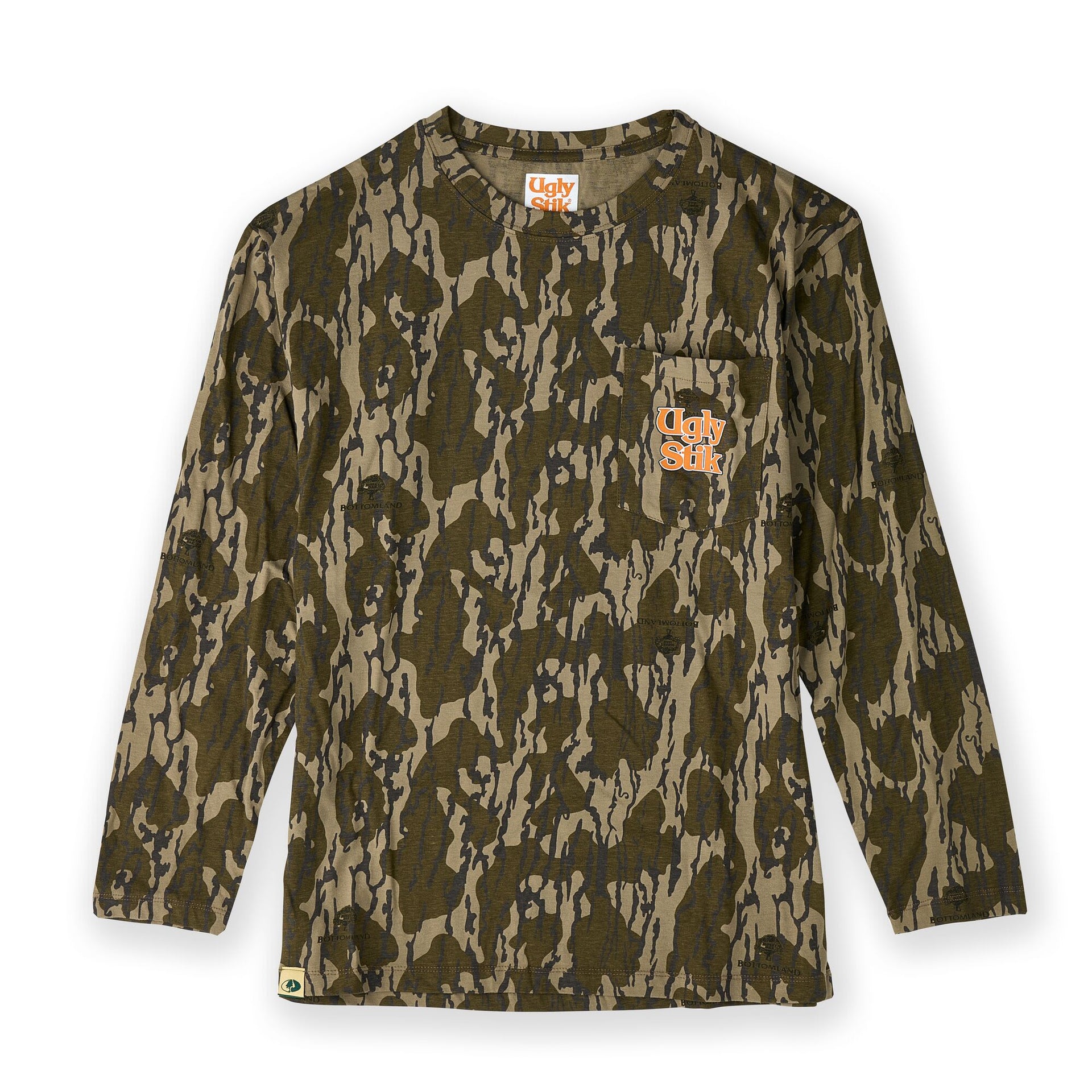 camo ugly stik combo Mossy Oak Long Sleeve Tee, M