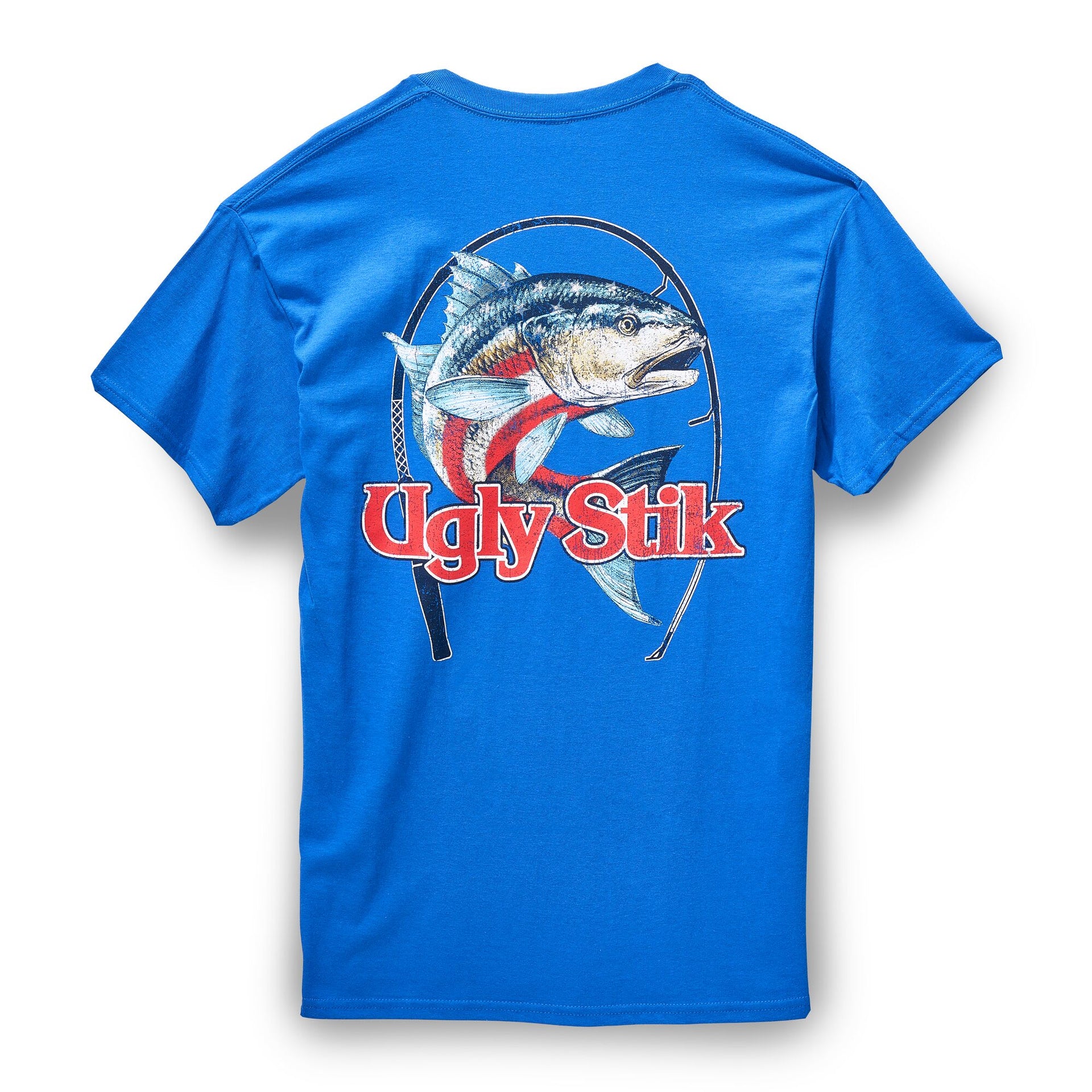Ugly Stik Redfish Flag Americana T-Shirt