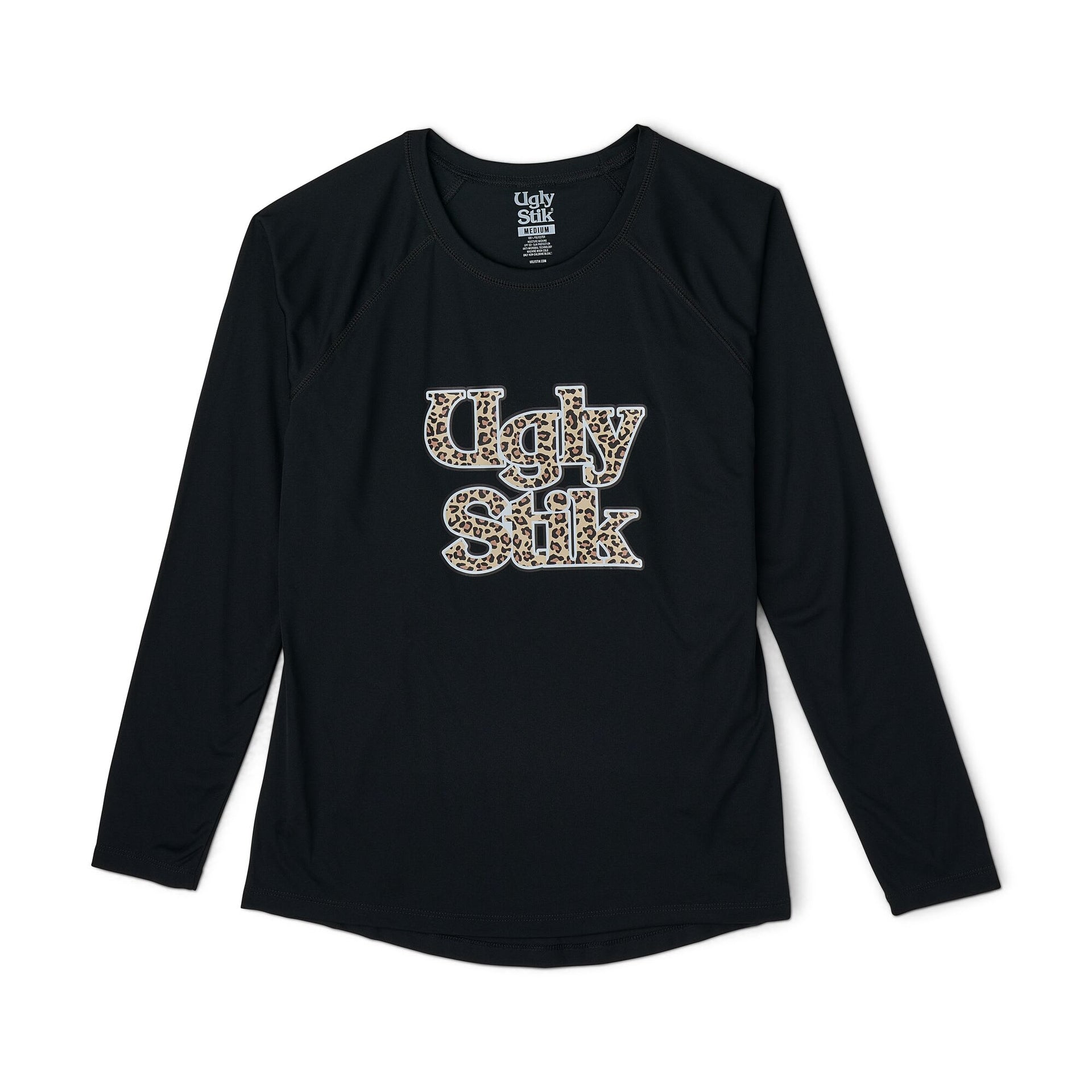 Ugly Stik Women's Cheetah Print Logo UPF Shirt