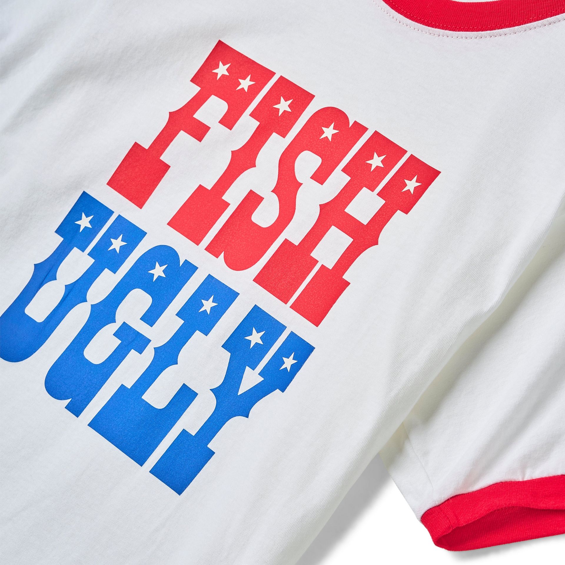 Women's Fish Ugly Ringer Tee