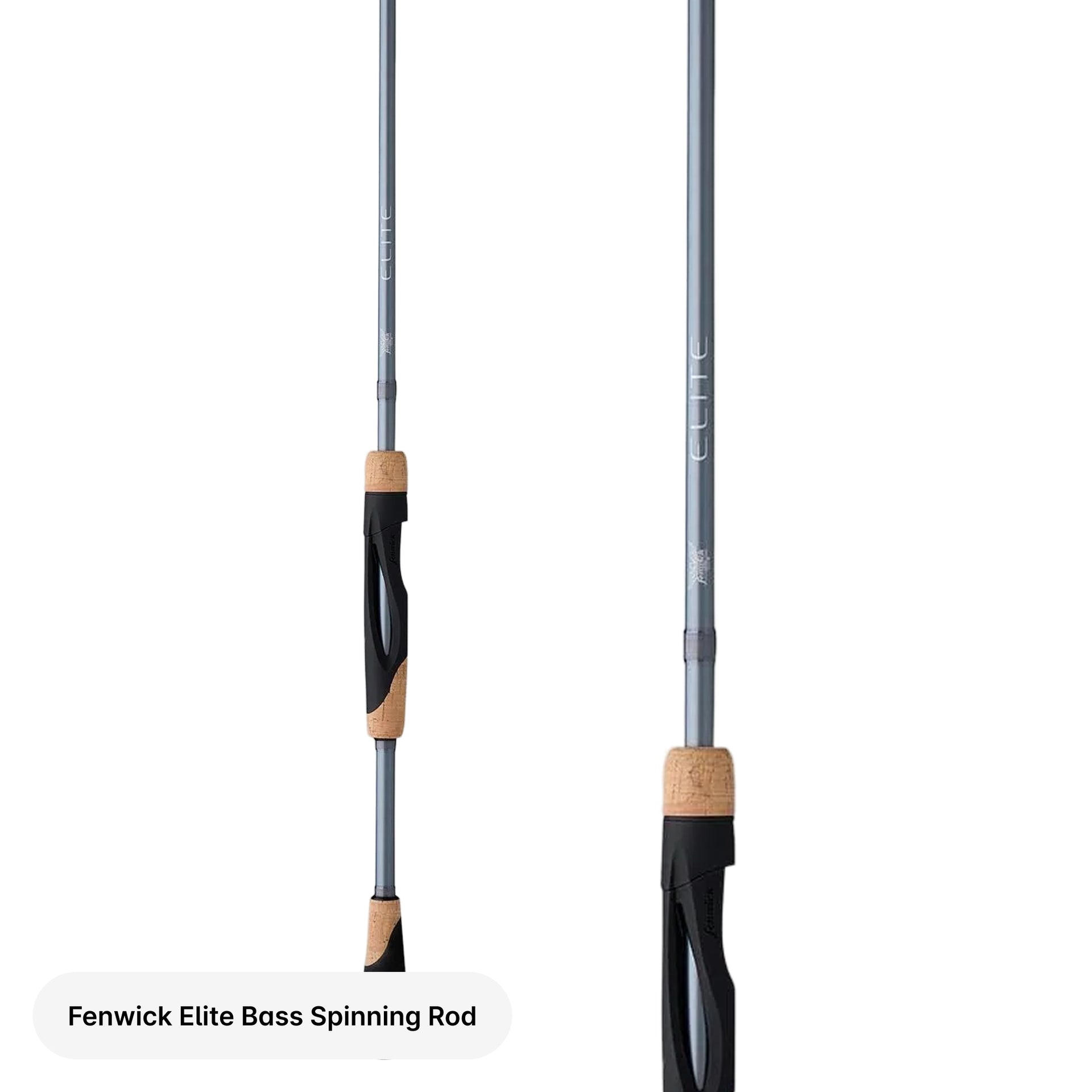 Fenwick Elite Bass Spinning Rod on a white background